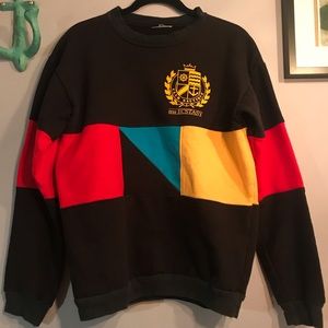 Men’s vintage colorblock sweatshirt